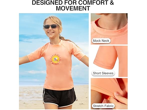 Kanu Surf Karlie Rash Guard UPF 50+ Sun Swim Shirt
