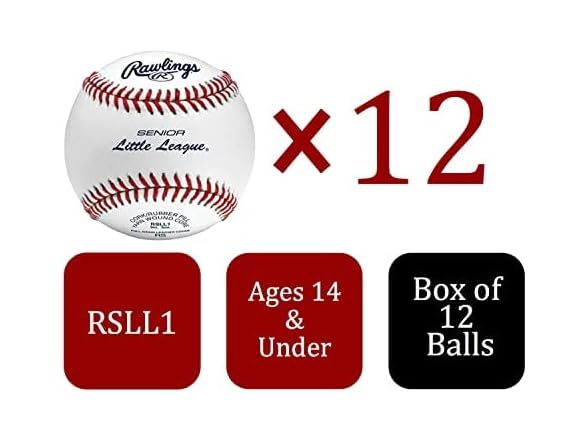 Rawlings | Senior Little League Baseballs |