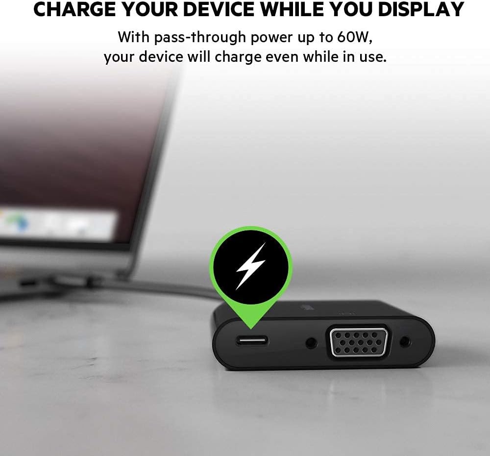 Belkin USB-C to VGA + Charge Adapter - Gallery 7