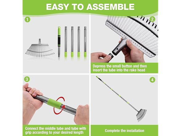 WORKPRO Small Leaf Rake