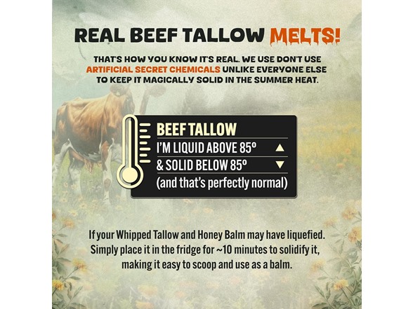 Evil Goods EGBT3 Whipped Beef Tallow and Honey - 2 Pack
