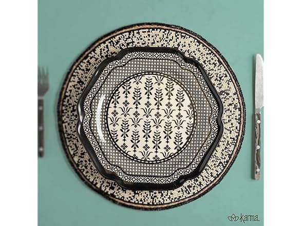 Karma, 14-Inch Holiday Beaded Placemat