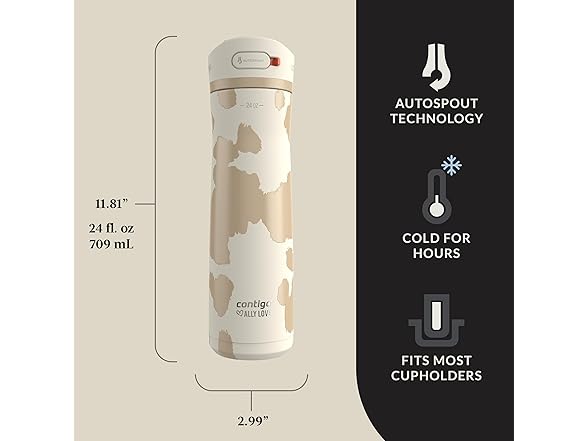 Contigo x Ally Love Jackson Chill 2.0, 24oz, Oatmilk