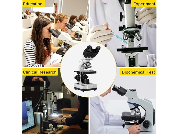 Binocular Compound Microscope, 40X-2500X
