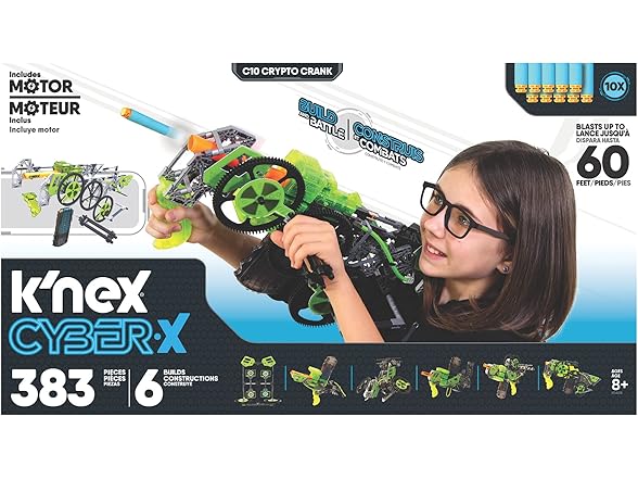 K'NEX Cyber-X C10 Crypto Crank with Motor