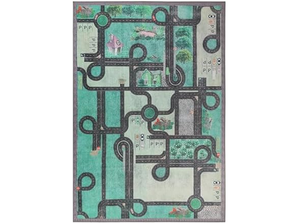 Superior 2X3RUG-ROAD-BL 2'x3' Cream