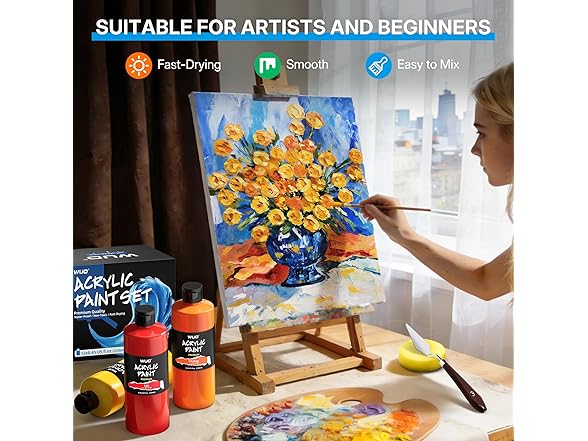 Large Acrylic Paint Set