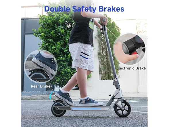 isinwheel 200W Electric Scooter for Kids Ages 6-14