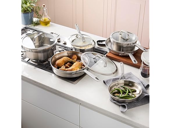 ZWILLING Motion Stainless Steel 10-pc Stainless Steel Cookware Set