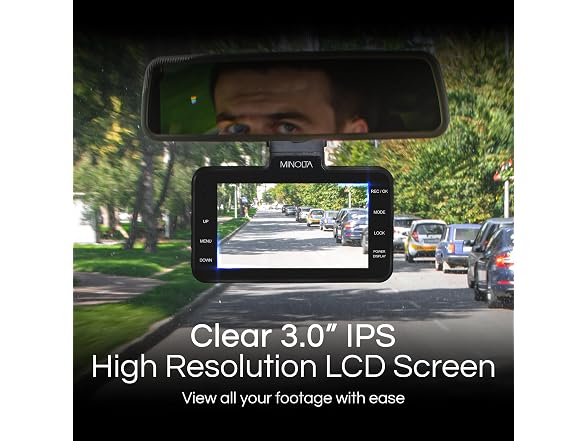 Minolta MNCD370 1080p Dash Cam (Black)