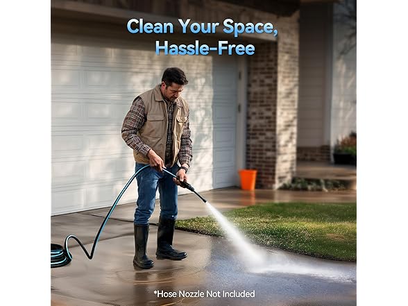 Relhost Garden Hose 100 ft x 5/8", Flexible Heavy Duty Water (Open Box)