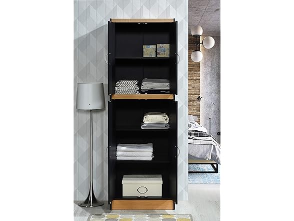 Hodedah 4-Door 4-Shelves, 5-Compartments