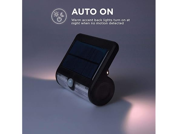 Home Zone Security 2PK Solar Sensor Wall Light