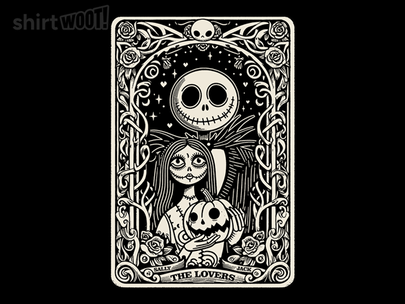 The Halloween Lovers Tarot Card