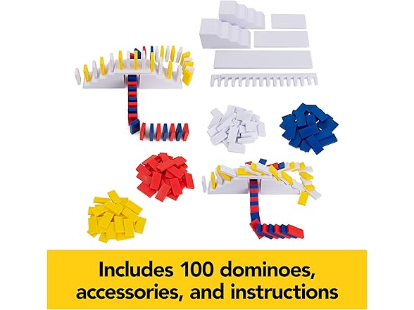 Lily Hevesh H5 Domino Creations 100-Piece Dominoes Set