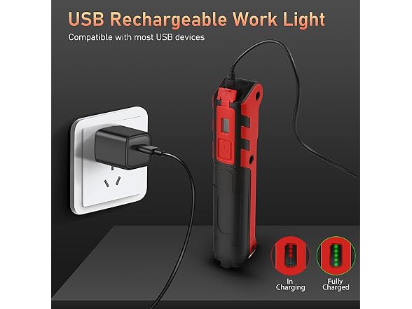 WINDFIRE CON-127 Rechargeable Magnetic COB Work Light