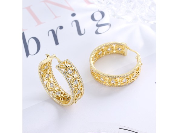 14K Gold Hoop Earrings