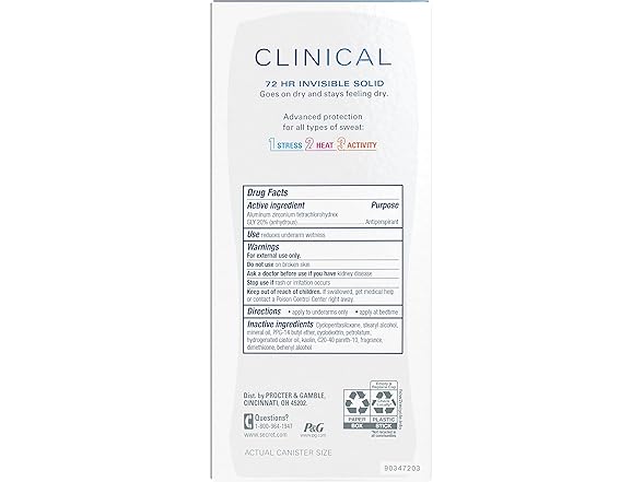 Secret Clinical Antiperspirant Deodorant