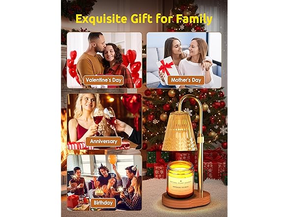 SLAHGADG Candle Warmer Lamp with Timer