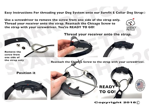 Sparky Pet Co ECollar Replacement Strap
