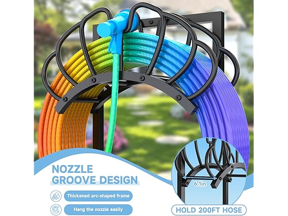 COZEER Garden Hose Holder for Outside