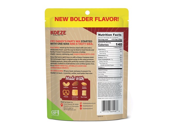 (6pk) Fry Daddy Gluten-free Party Mix - Your Choice