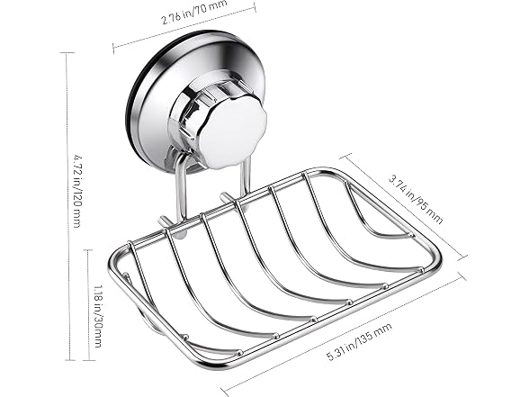 ARCCI Bar Soap Holder for Shower Wall, SS