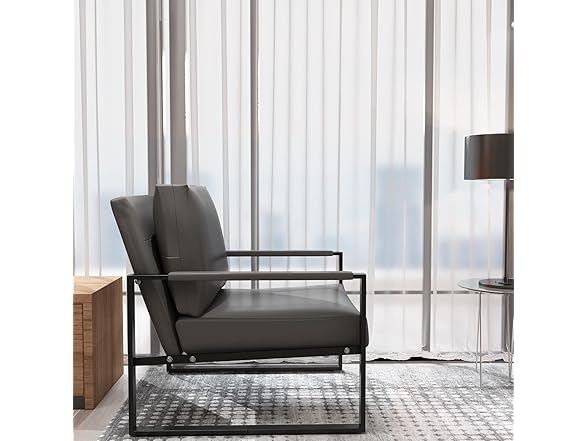 Recaceik Leather Accent Chair