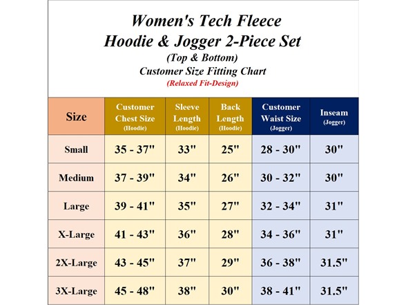 Women's Tech Fleece Hoodie & Jogger Set