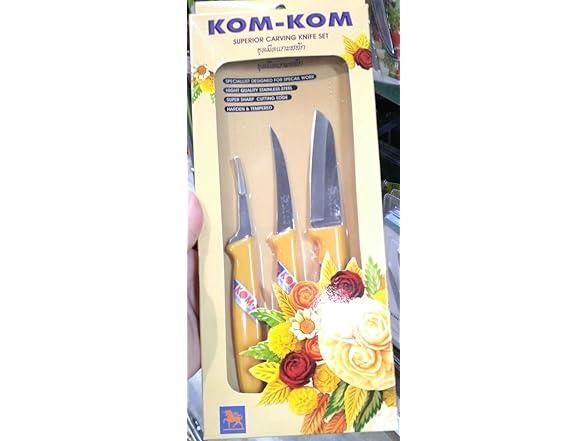 Kom Kom Fruit and Vegetable Carving Knives