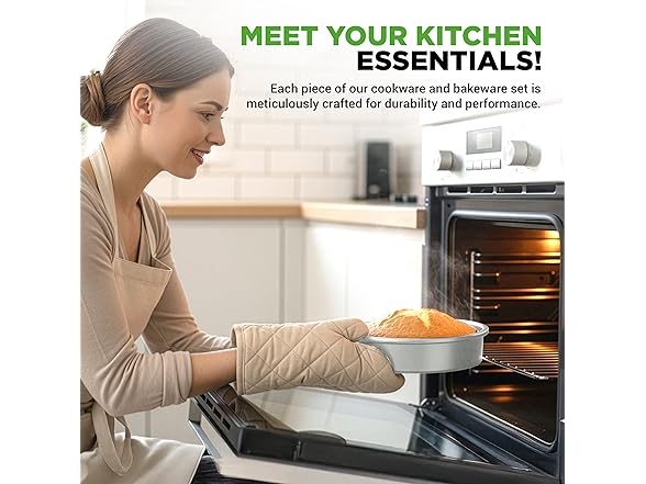 NutriChef 20-Pc Non-Stick Bakeware & Cookware Set