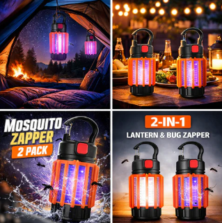2-Pack Small Mosquito Zapper Lanterns - Gallery 17