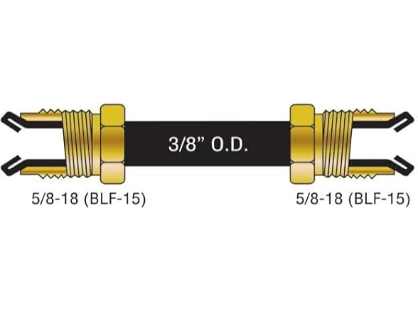 AGS PA630 Steel Brake Line Kit