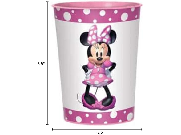 Minnie Mouse Forever Favor Cup Pink - 1 Pc.