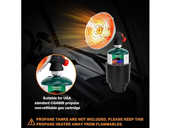 LOFUKI Golf Cart Heater,Portable Propane Heater