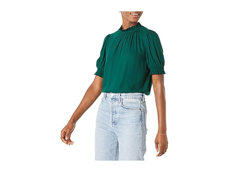 Amazon Essentials Women Fluid Twill Short Shirt - Gallery 18