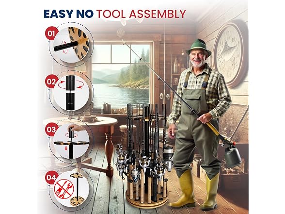 Rush Creek Creations Unisex Rod Fishing Holder - Gallery 6
