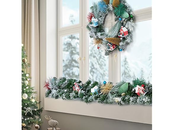 GarveeHome 24" Christmas Wreath