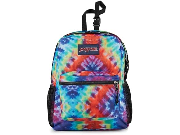 JanSport Central Adaptive Backpack, Red/Multi Hippie Days