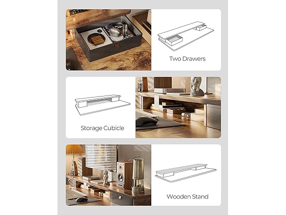 FEZIBO Height Adjustable Standing Desk
