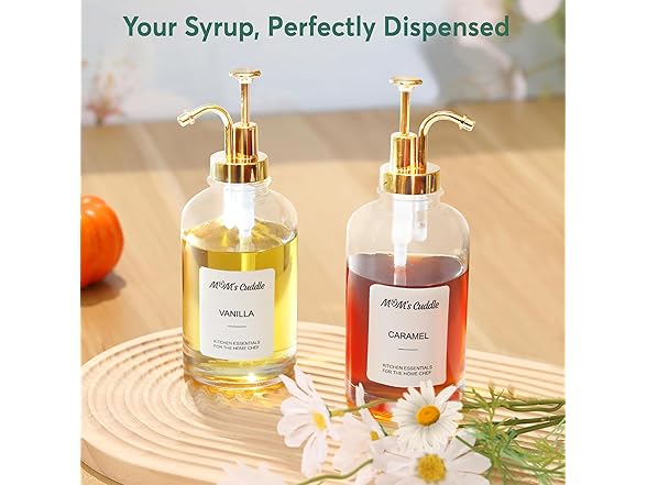 MoM's Cuddle Coffee Syrup Dispenser