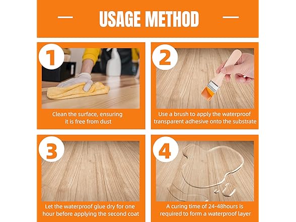 Deuvuo 35 Oz Clear Glue Sealant