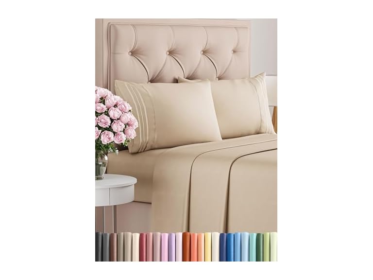 CGK 4 Piece Breathable Sheet Set