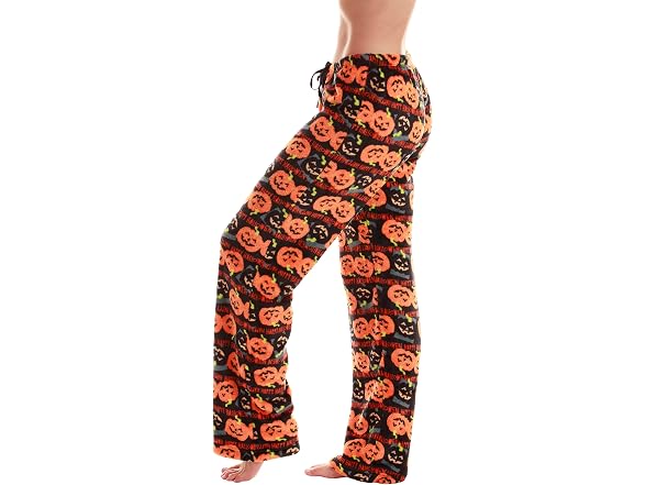 Just Love Women (XS) Pants Black - Halloween Pumpk