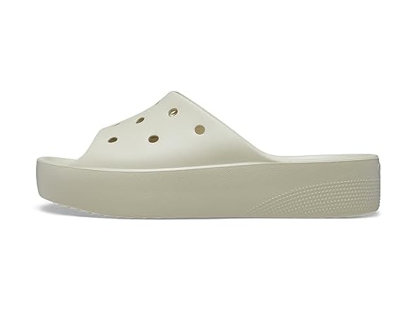 Crocs Classic Platform Women's Slide Bone
