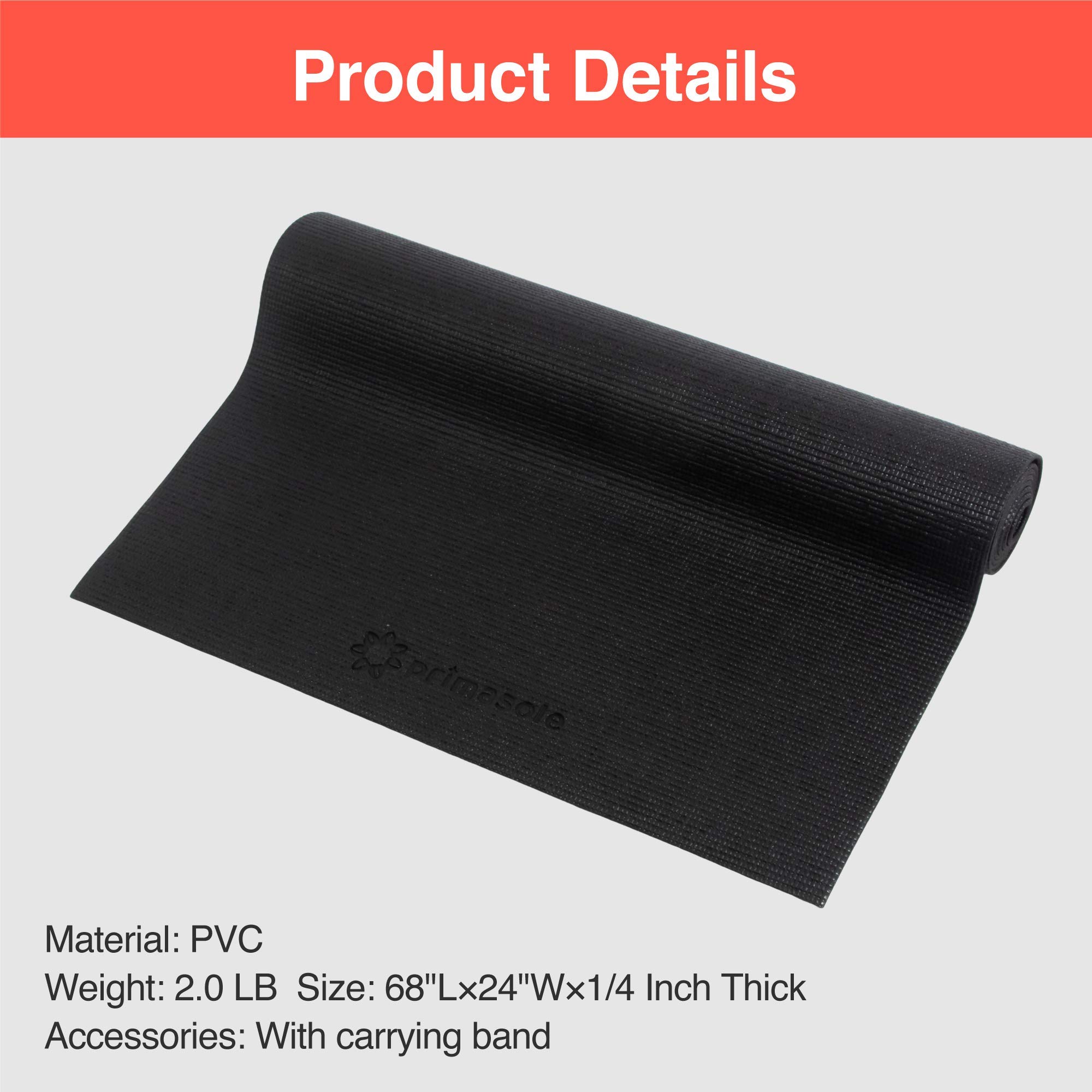Primasole Yoga Mat with Carry Strap - Gallery 12