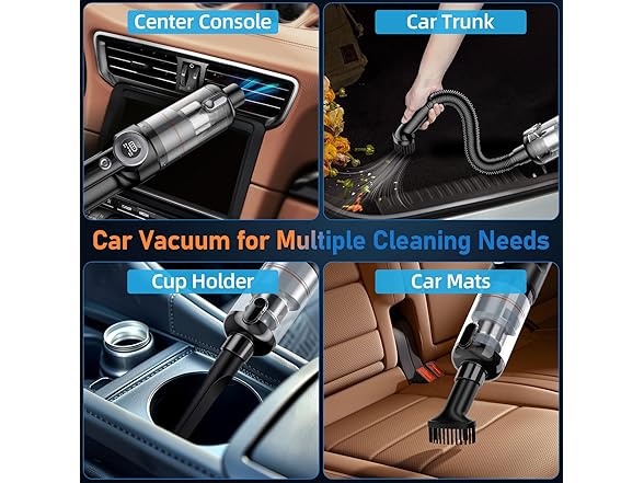 21KPa Handheld Vacuum for Car & Home
