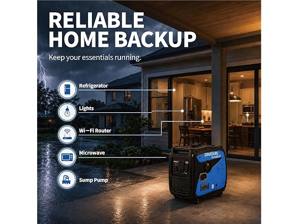 6000W Peak Portable Inverter Generator