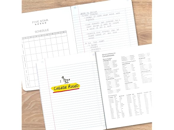 Five Star Five Star Composition Book + Study App