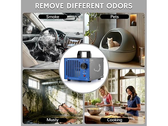 Airthereal MA5000 Ozone Generator, Black